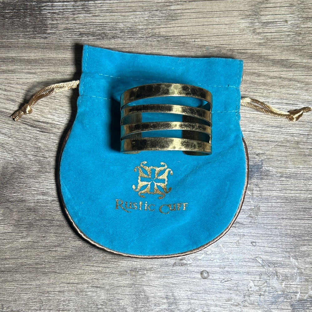 Rustic Cuff Gold Cuff Bracelet